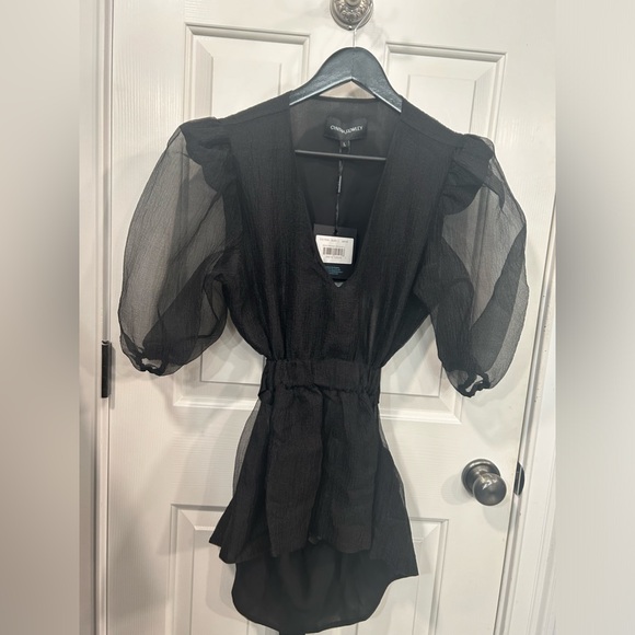 Cynthia Rowley New With Tags Attached Gracie Organza Top in a Size Large - Picture 14 of 16